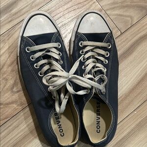 Converse Navy Canvas Sneakers